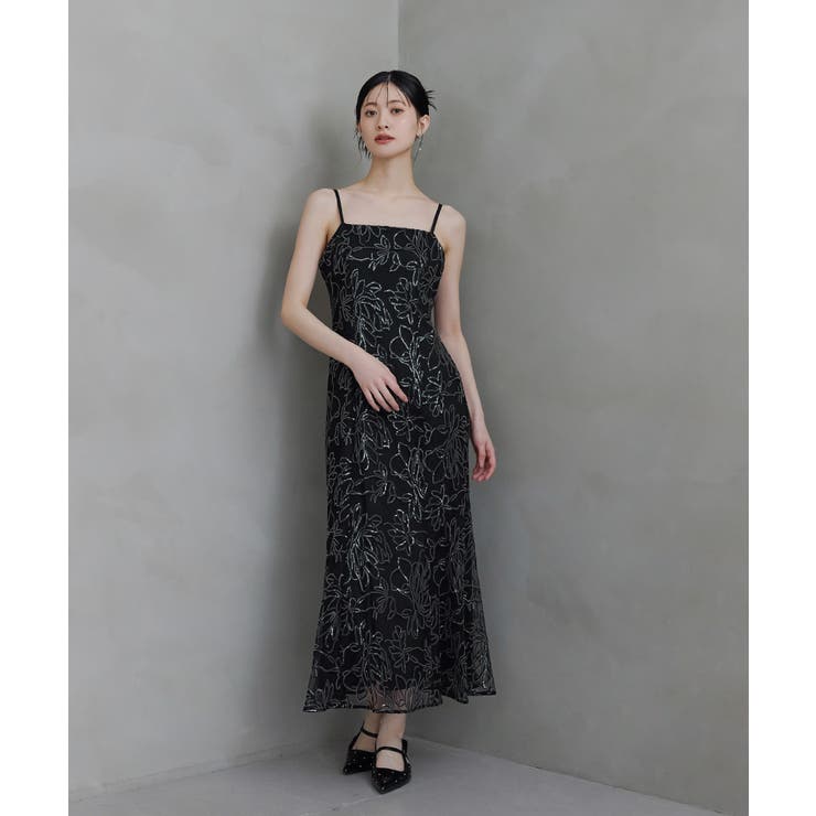 niana ニアナ ボレロセットフラワースパンコールドレス | Fashion Letter | 詳細画像9 