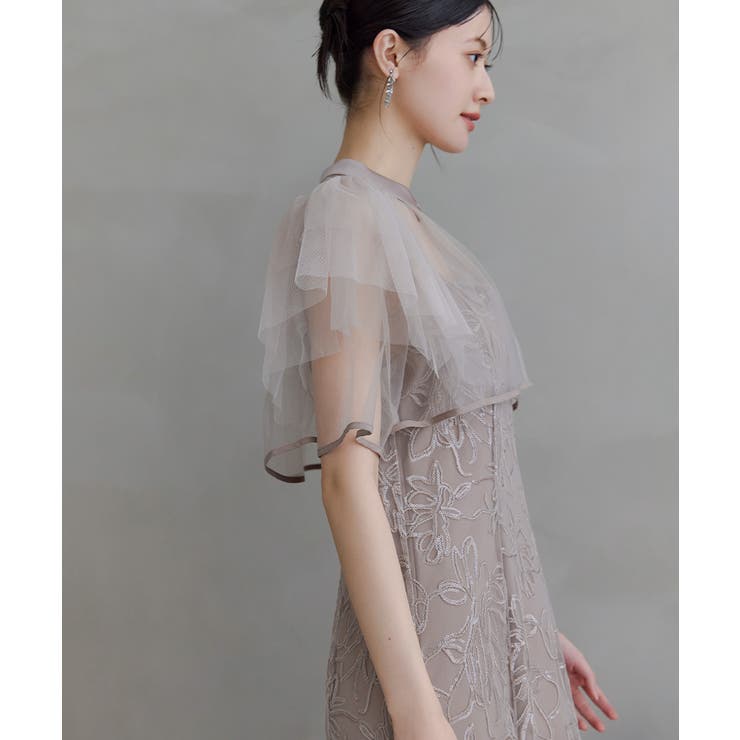 niana ニアナ ボレロセットフラワースパンコールドレス | Fashion Letter | 詳細画像16 