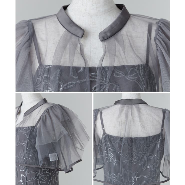 niana ニアナ ボレロセットフラワースパンコールドレス | Fashion Letter | 詳細画像17 