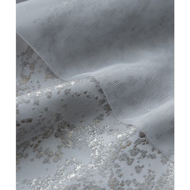 niana ニアナ ショルダーフリルジャガードドレス | Fashion Letter | 詳細画像15 