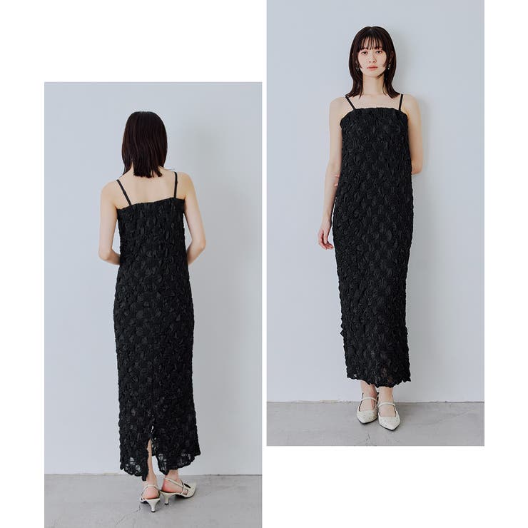 niana ニアナ シャーリングレイヤードドレスセット | Fashion Letter | 詳細画像9 