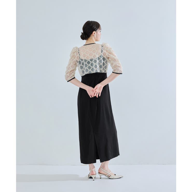 niana ニアナ レースボレロドレープドレス | Fashion Letter | 詳細画像5 