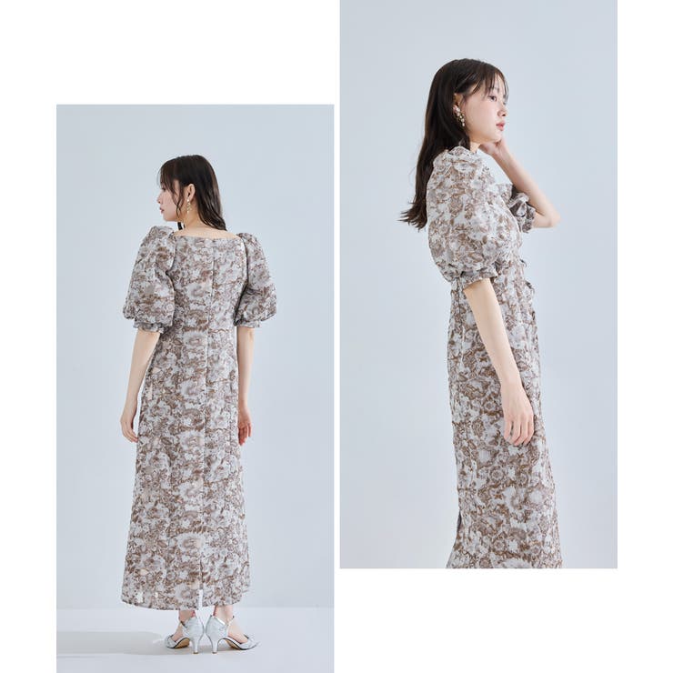 niana ニアナ シアージャガードオーガンザドレス | Fashion Letter | 詳細画像4 