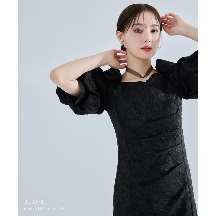 niana ニアナ シアージャガードオーガンザドレス | Fashion Letter | 詳細画像14 
