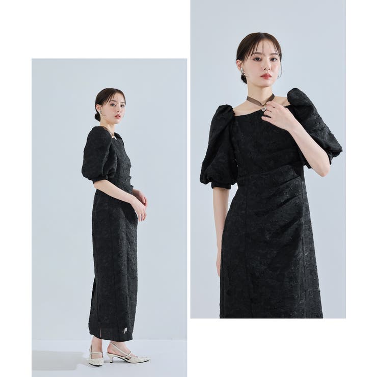 niana ニアナ シアージャガードオーガンザドレス | Fashion Letter | 詳細画像16 