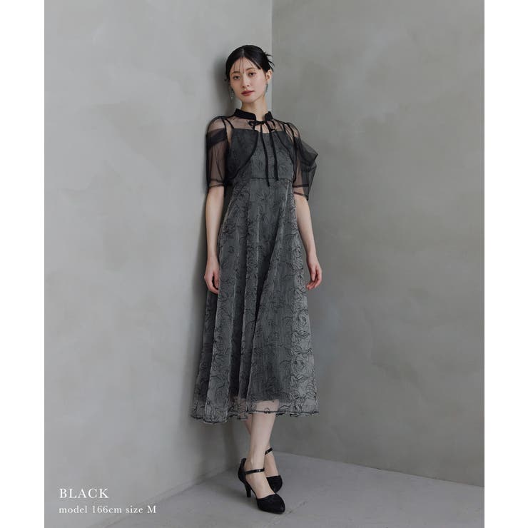 niana ニアナ タックスリーブボレロセットドレス | Fashion Letter | 詳細画像2 