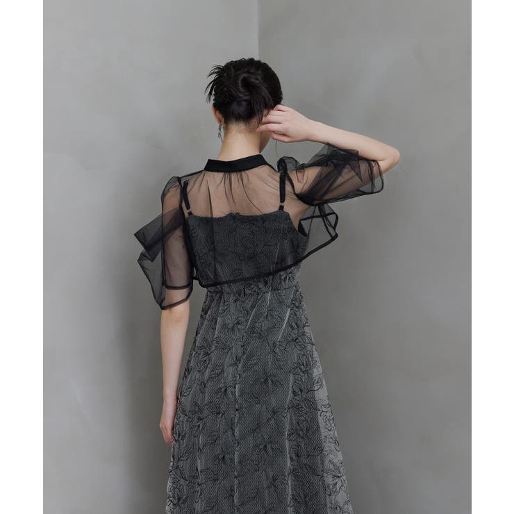 niana ニアナ タックスリーブボレロセットドレス | Fashion Letter | 詳細画像5 