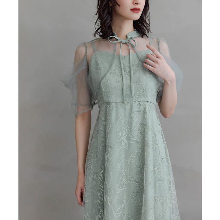 niana ニアナ タックスリーブボレロセットドレス | Fashion Letter | 詳細画像8 