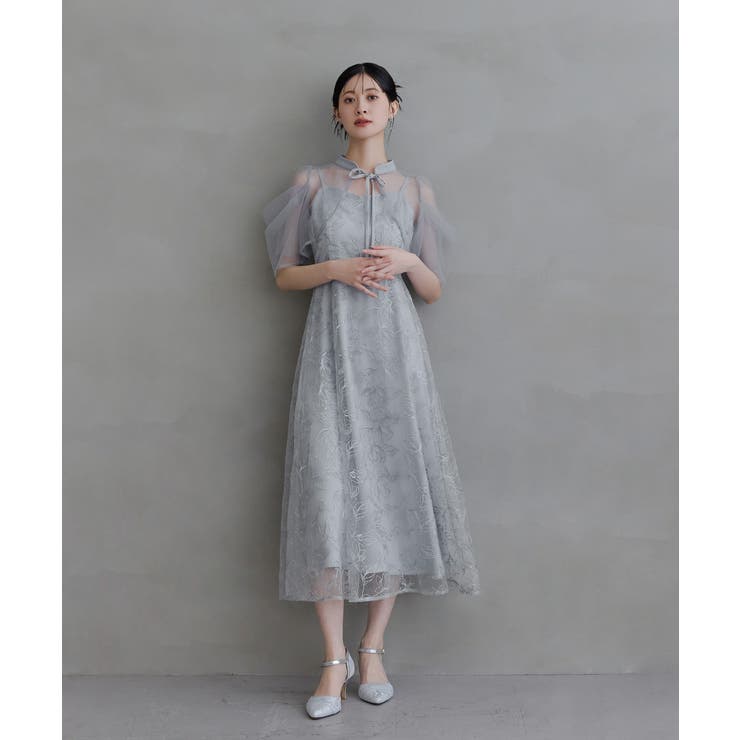 niana ニアナ タックスリーブボレロセットドレス | Fashion Letter | 詳細画像13 