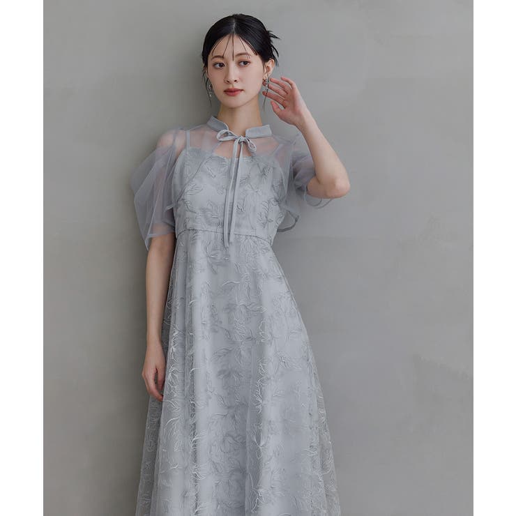 niana ニアナ タックスリーブボレロセットドレス | Fashion Letter | 詳細画像15 