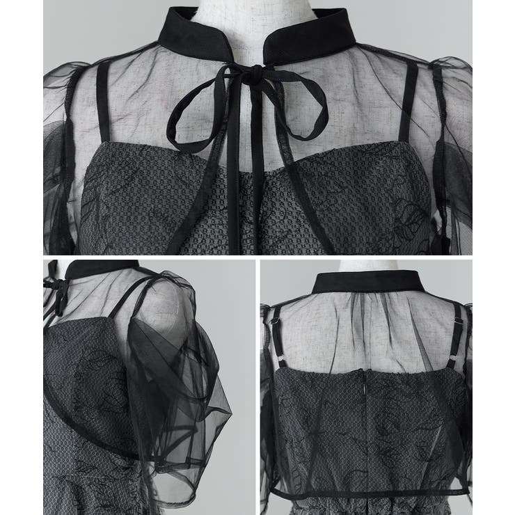 niana ニアナ タックスリーブボレロセットドレス | Fashion Letter | 詳細画像17 