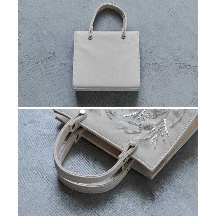 niana ニアナ ボタニカル刺繍ラメハンドバッグ | Fashion Letter | 詳細画像12 