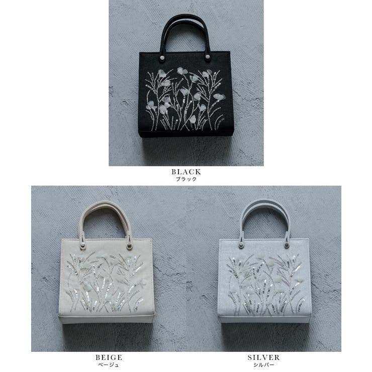 niana ニアナ ボタニカル刺繍ラメハンドバッグ | Fashion Letter | 詳細画像15 