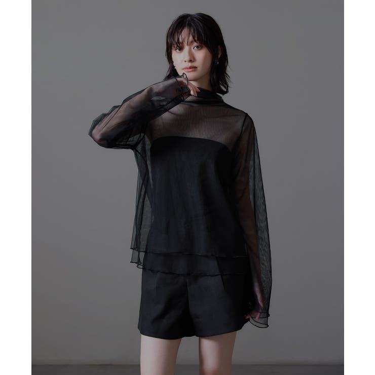 niana ニアナ チュールレイヤードトップス | Fashion Letter | 詳細画像9 