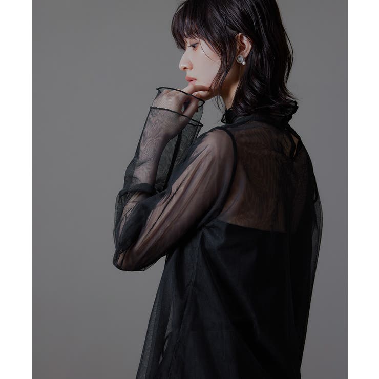 niana ニアナ チュールレイヤードトップス | Fashion Letter | 詳細画像11 