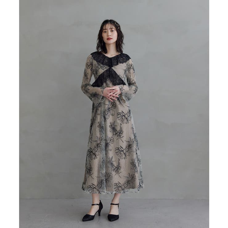 niana ニアナ クロスレースフラワードレス | Fashion Letter | 詳細画像13 