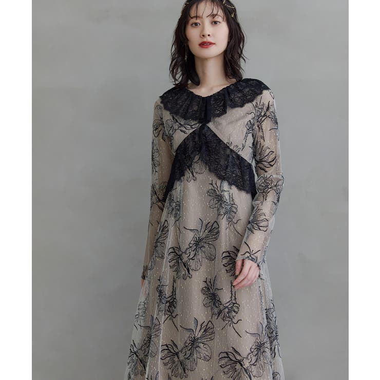 niana ニアナ クロスレースフラワードレス | Fashion Letter | 詳細画像15 