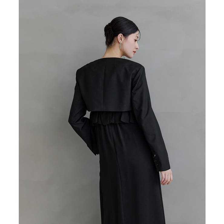 niana ニアナ スラッシュポケットクロップドジャケット | Fashion Letter | 詳細画像5 