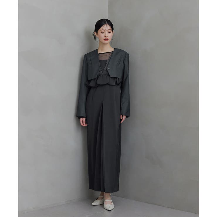 niana ニアナ スラッシュポケットクロップドジャケット | Fashion Letter | 詳細画像12 