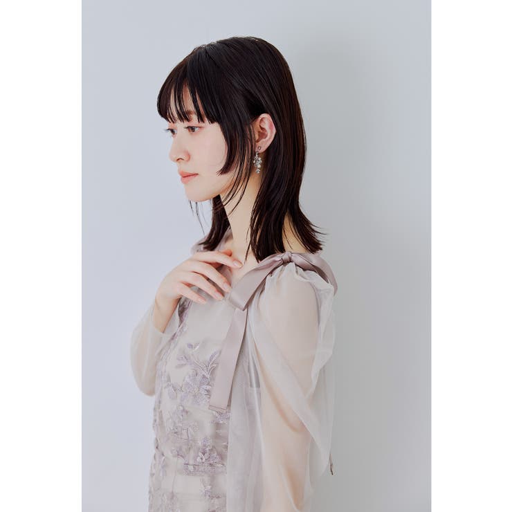 ベージュ | niana ニアナ オーロラグラデーションドレス | Fashion Letter