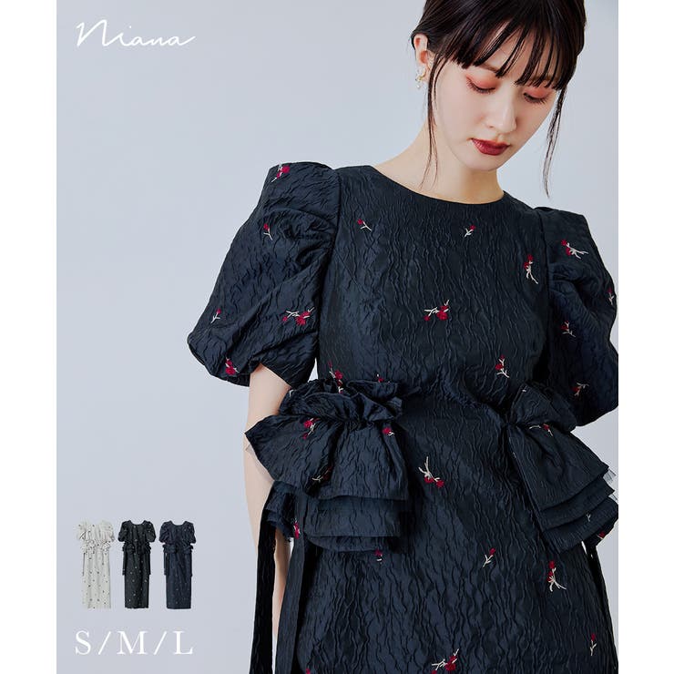 niana ニアナ ブロッサムフリルドレス | Fashion Letter | 詳細画像1 
