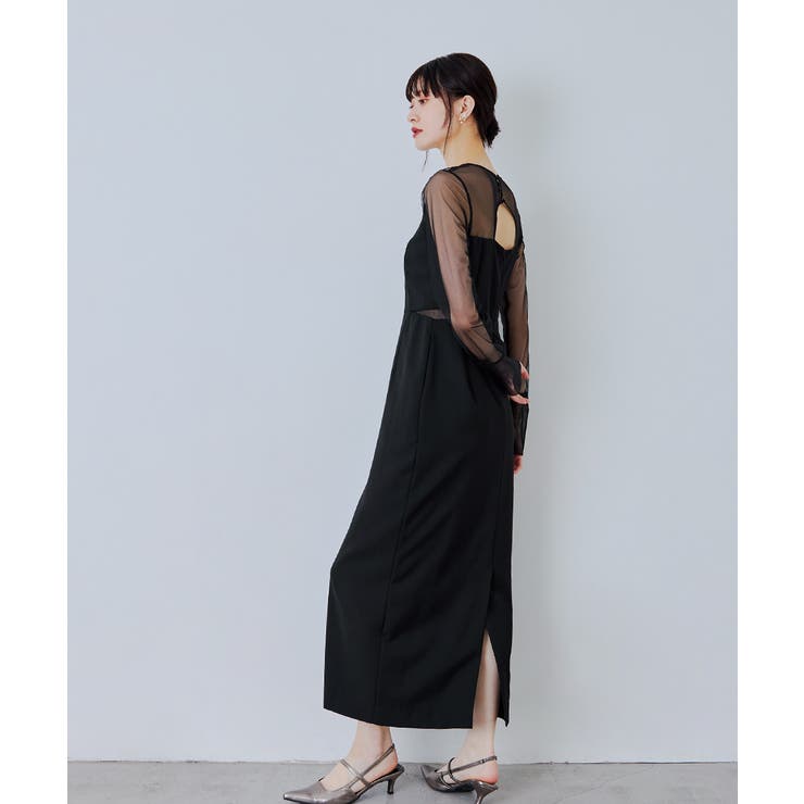 niana ニアナ 刺繍パネルアクセントドレス | Fashion Letter | 詳細画像5 
