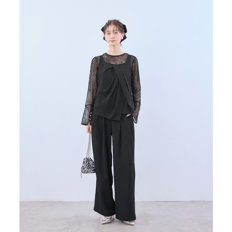 niana ニアナ オブリーククロストップスセットアップドレス | Fashion Letter | 詳細画像13 