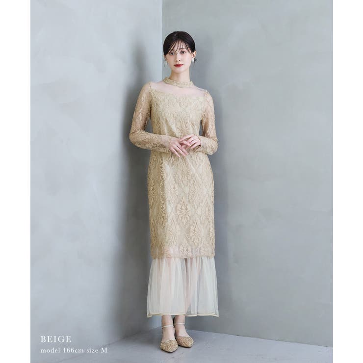 niana ニアナ ミディスカラップレースドレス | Fashion Letter | 詳細画像13 