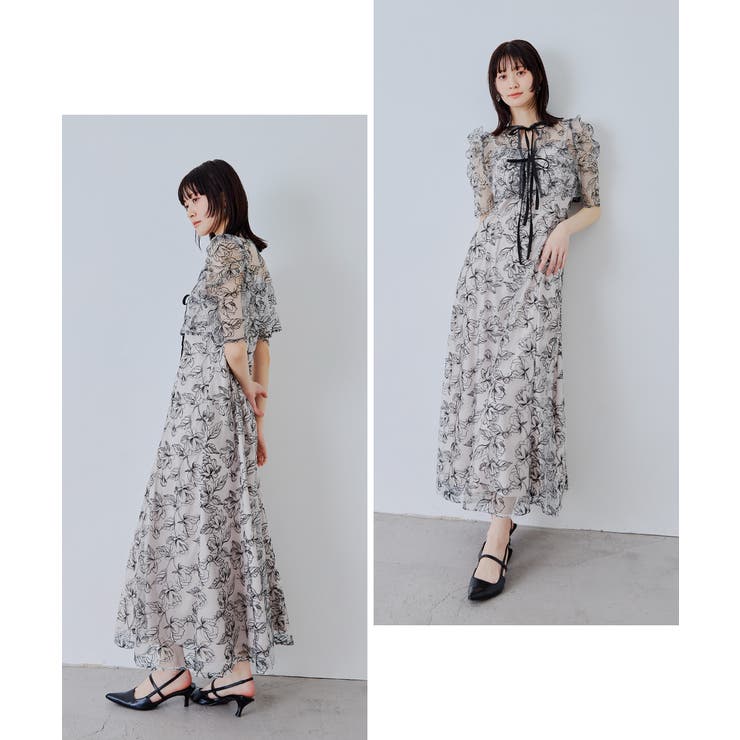 niana ニアナ シアーレースボレロセットドレス[品番：FT000011172