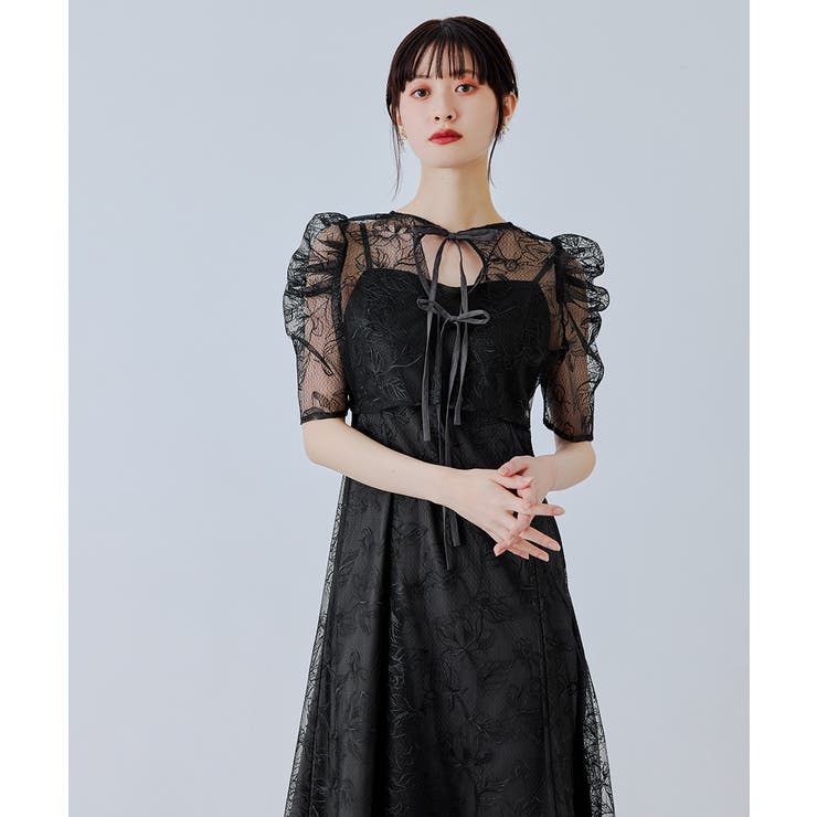 ⚪ほにゃらら様○pourvors　総レースドレス PourVous（プールヴー） ドレス : ZOZOTOWN Yahoo!店 - 通販 - Yahoo