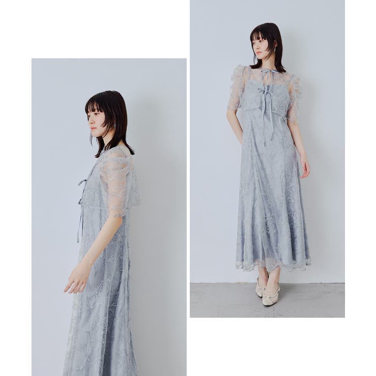 niana ニアナ シアーレースボレロセットドレス[品番：FT000011172