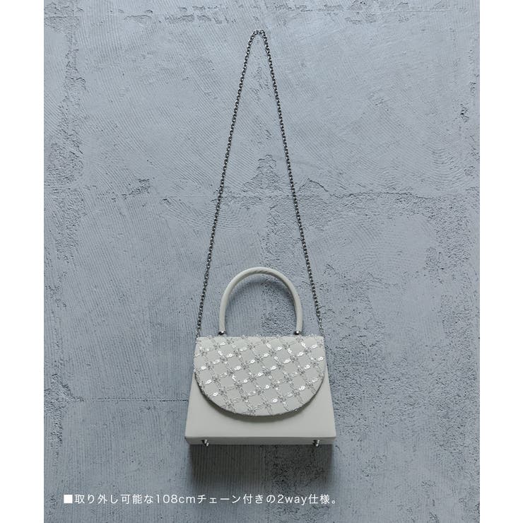 niana ニアナ 格子柄フラップハンドバッグ | Fashion Letter | 詳細画像13 