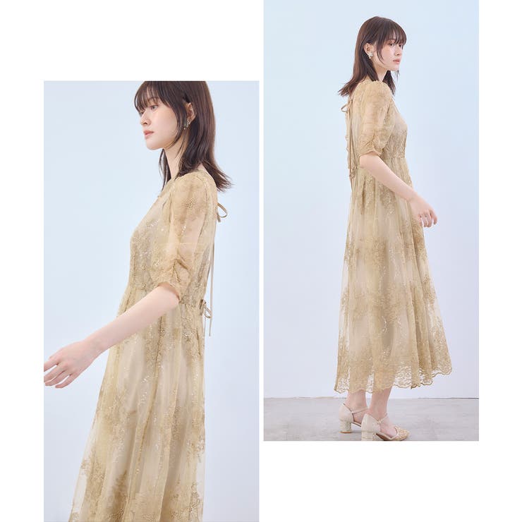 niana ニアナ エンブロイダリーレイヤードドレス | Fashion Letter | 詳細画像8 