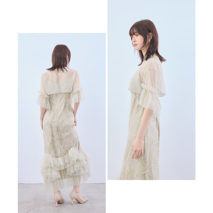 niana ニアナ エンブロイダリーフリルセットドレス | Fashion Letter | 詳細画像12 