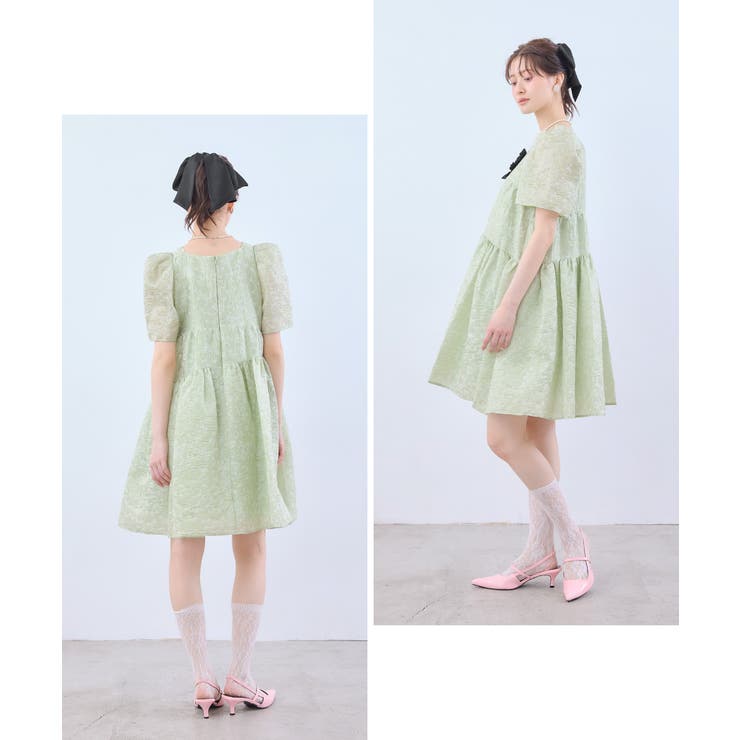 niana ニアナ エッジリボンミニドレス | Fashion Letter | 詳細画像16 