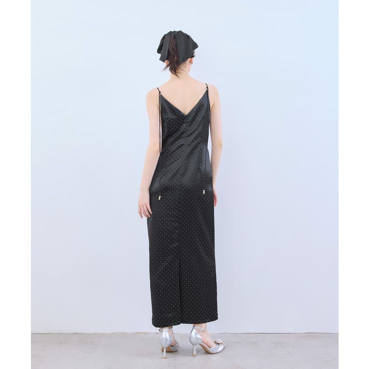 niana ニアナ グロッシーサテンドレス | Fashion Letter | 詳細画像5 