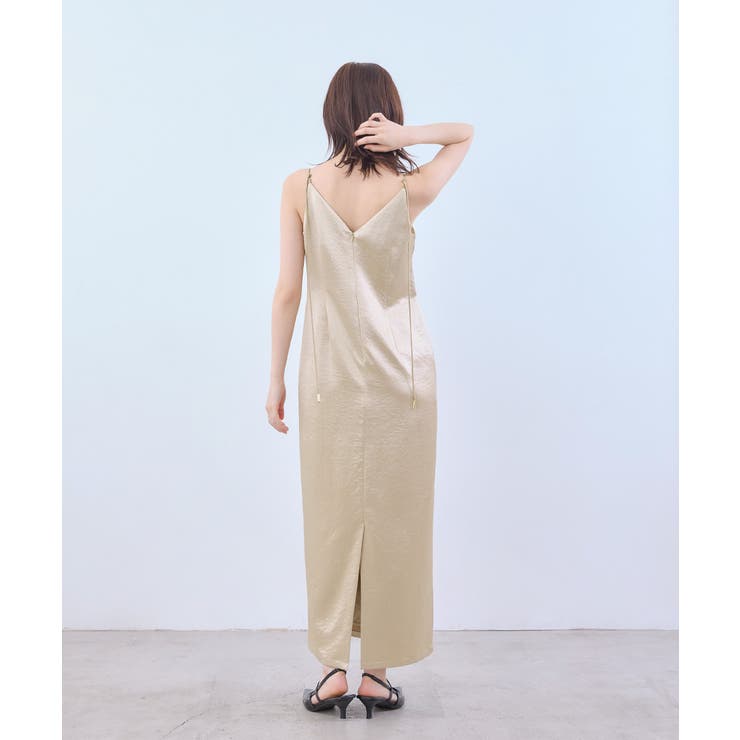 niana ニアナ グロッシーサテンドレス | Fashion Letter | 詳細画像17 