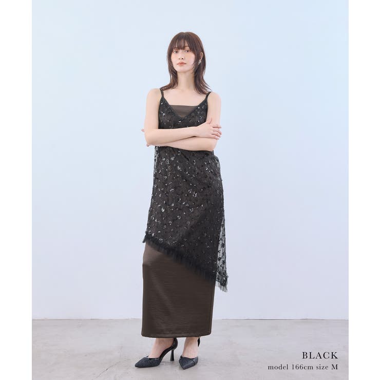 niana ニアナ フラワースパングルキャミドレス | Fashion Letter | 詳細画像2 