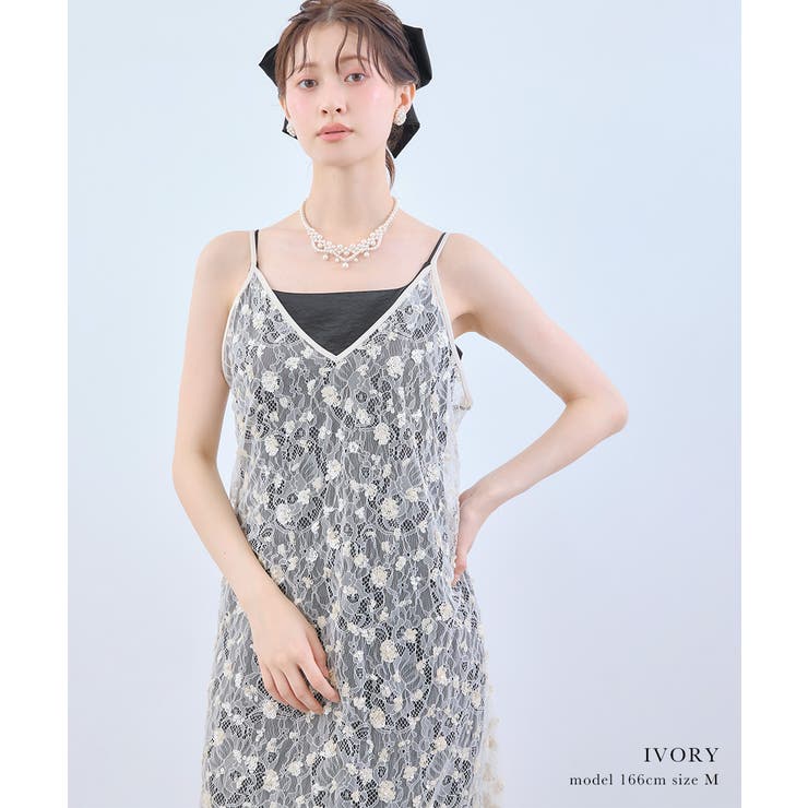 niana ニアナ フラワースパングルキャミドレス | Fashion Letter | 詳細画像7 