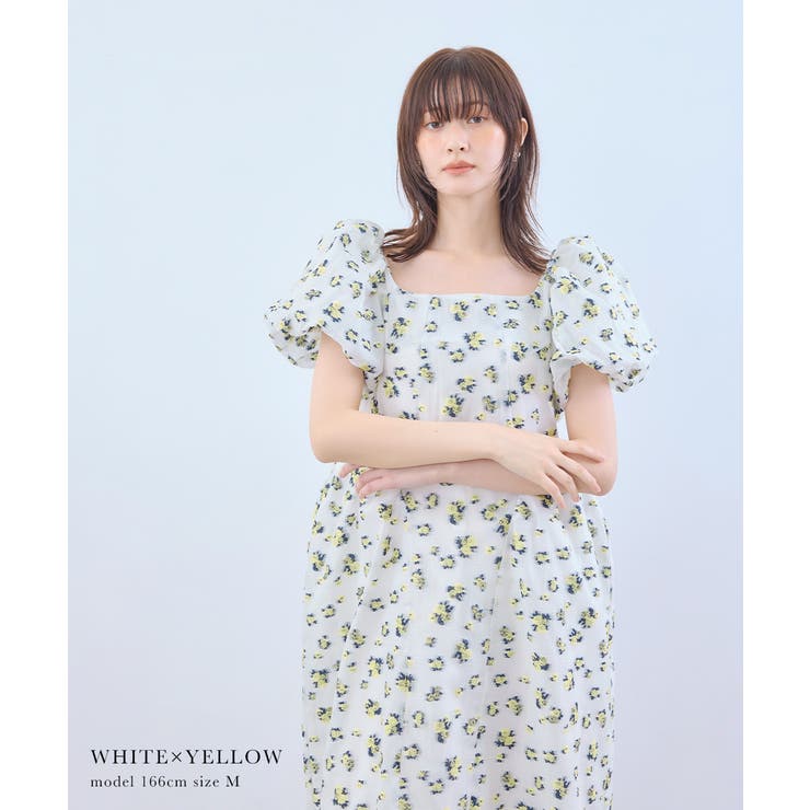 niana ニアナ フラワージャガードフォルムドレス | Fashion Letter | 詳細画像8 