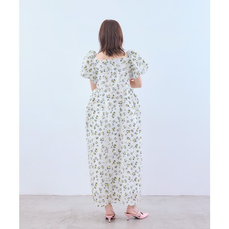 niana ニアナ フラワージャガードフォルムドレス | Fashion Letter | 詳細画像11 