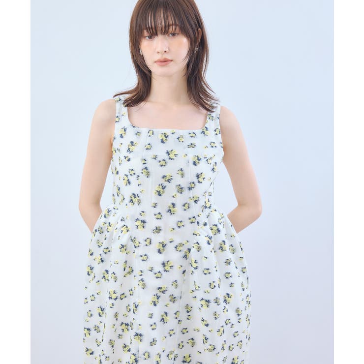 niana ニアナ フラワージャガードフォルムドレス | Fashion Letter | 詳細画像12 