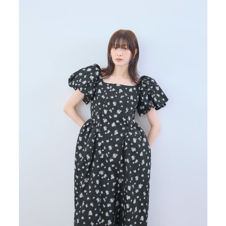 niana ニアナ フラワージャガードフォルムドレス | Fashion Letter | 詳細画像16 