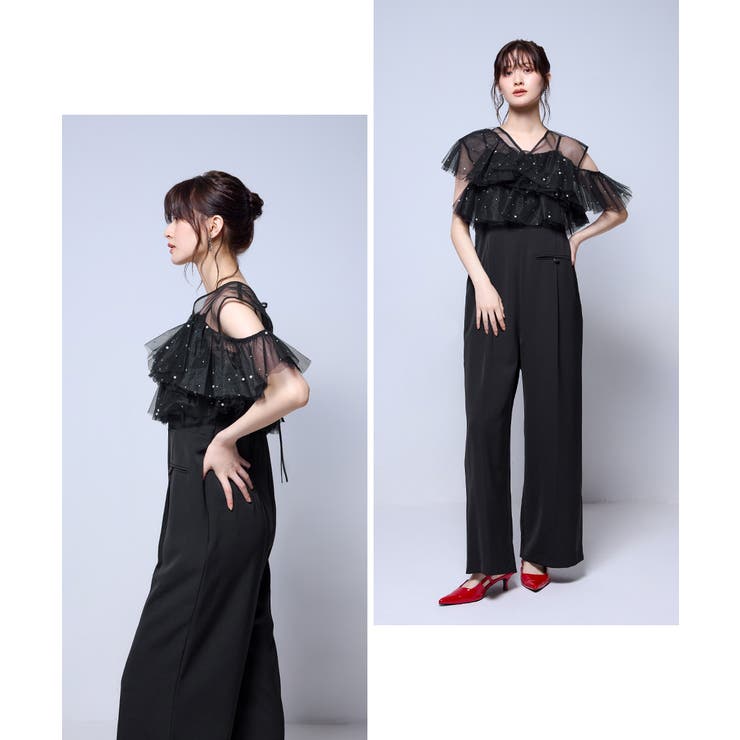 niana ニアナ シマーラッフルオールインワン | Fashion Letter | 詳細画像14 
