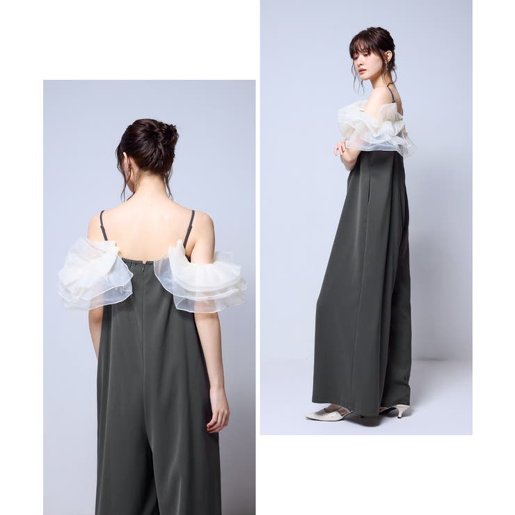 niana ニアナ フリルラップオールインワン | Fashion Letter | 詳細画像15 