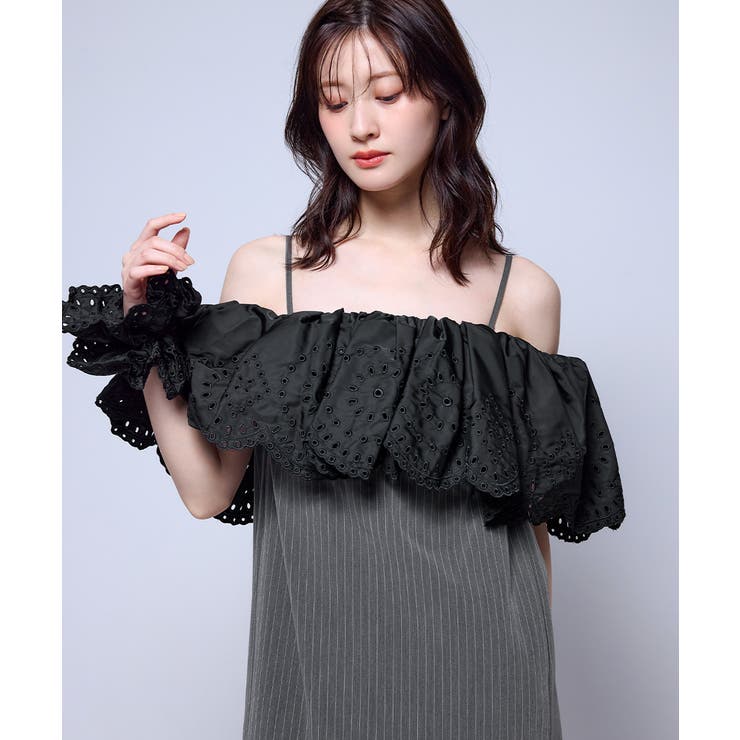 niana ニアナ カットワークフリルドレス | Fashion Letter | 詳細画像11 