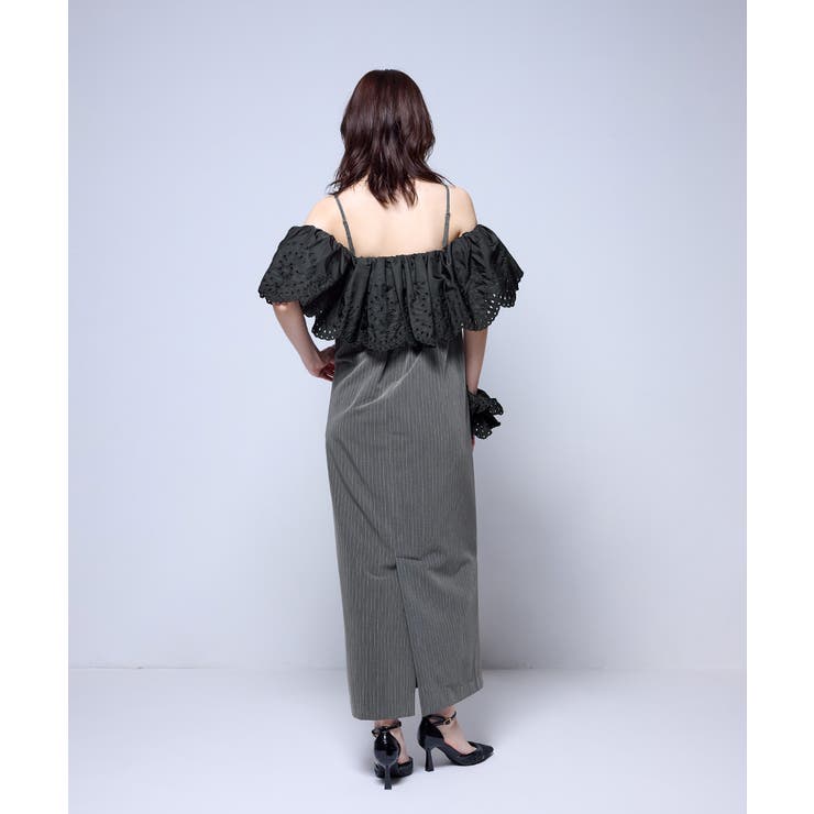 niana ニアナ カットワークフリルドレス | Fashion Letter | 詳細画像13 
