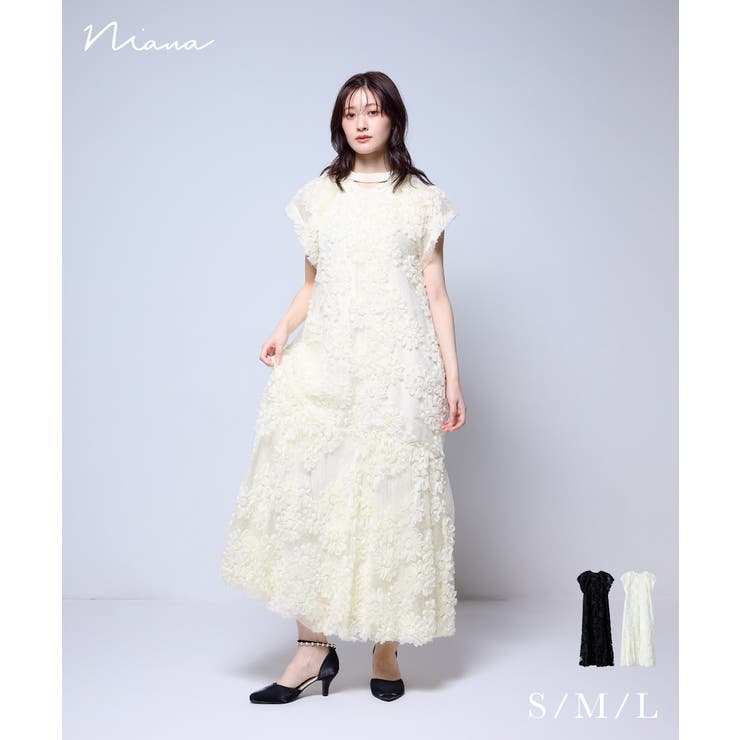 niana ニアナ フラワーバルーンドレス | Fashion Letter | 詳細画像1 