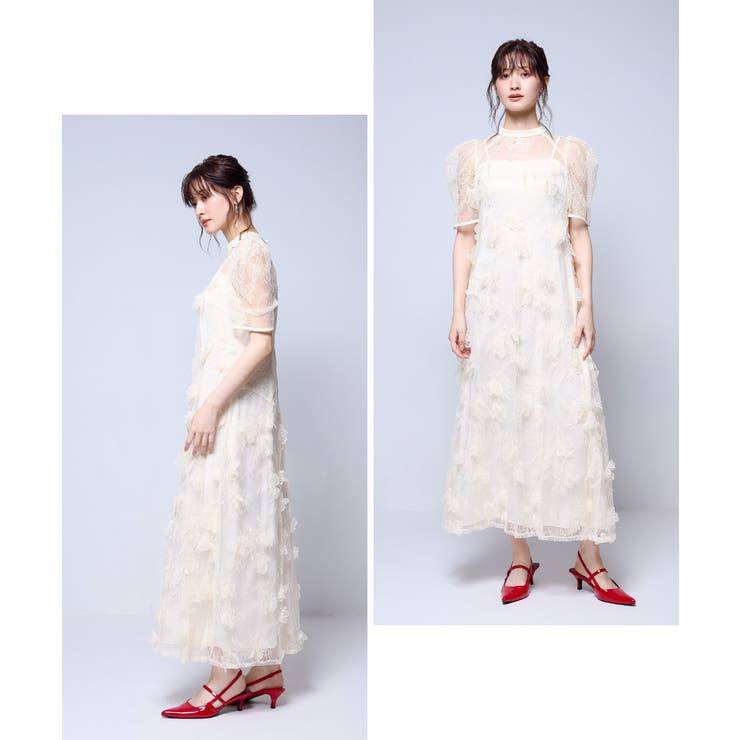 niana ニアナ フラワーレースドレス | Fashion Letter | 詳細画像10 