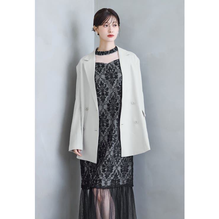 グレージュ | niana ニアナ モダンテーラードジャケット | Fashion Letter